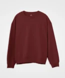 Changeover Unisex Solid Sweatshirt Maroon