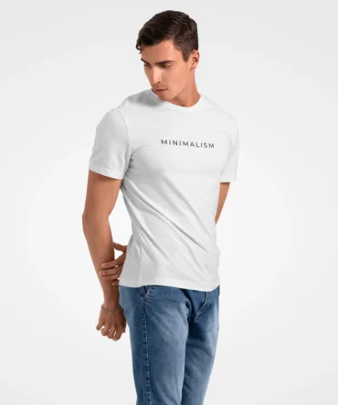 Changeover - Minimalism White T-Shirt