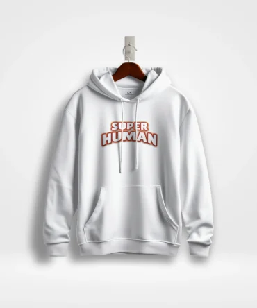 Changeover - Super Human White Hoodie